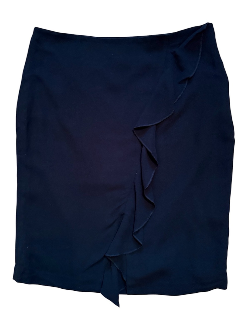 Banana Republic Women’s Black Ruffle Pencil Skirt